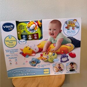VTech Baby Tummy Time Play Pillow - Yellow and Red